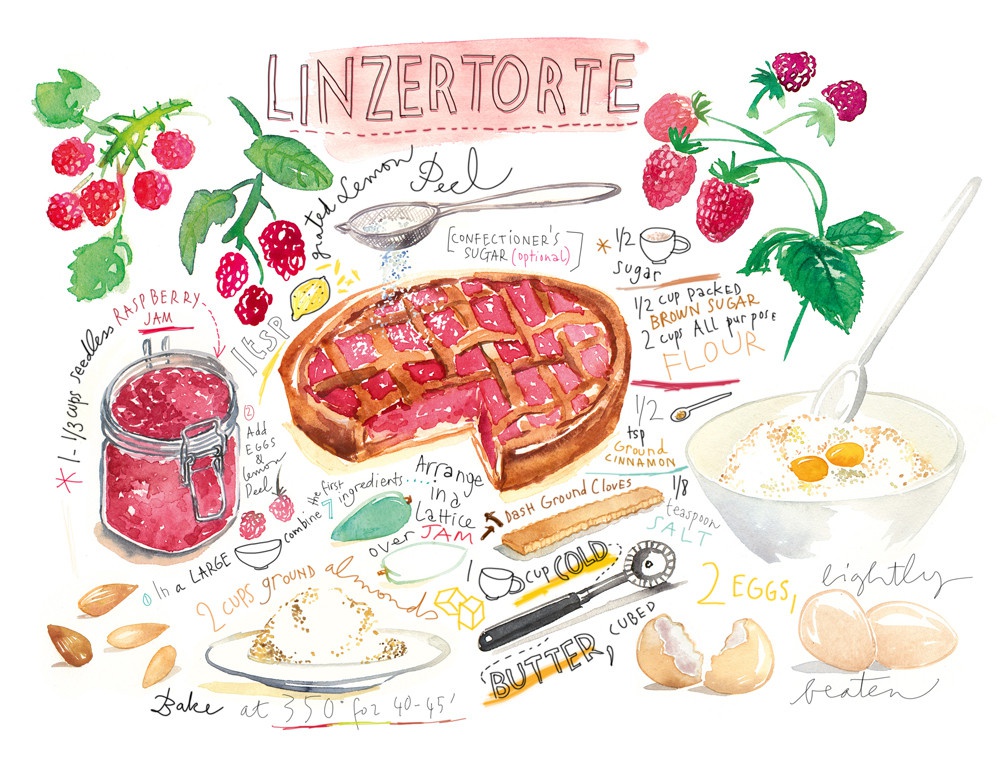 illustration lucile prache linzertorte.jpg - Lucile PRACHE | Virginie